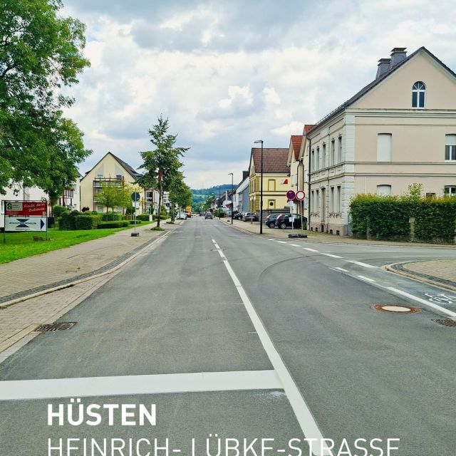 Freie Fahrt für Hüsten!🙌
Die Heinrich-Lübke-Straß ...