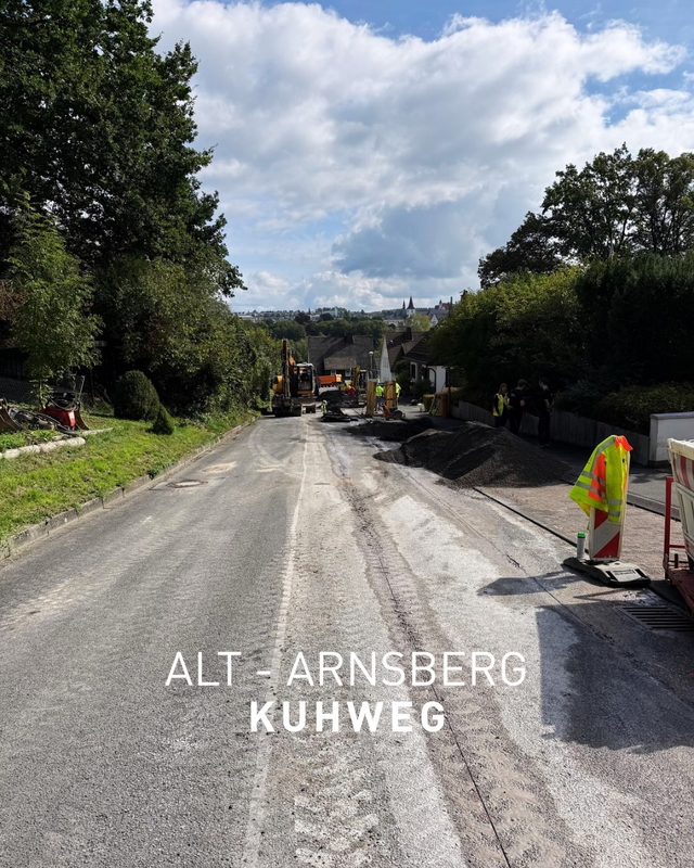 Kanalbauarbeiten am Kuhweg 🚧
Die Bauarbeiten am  ...