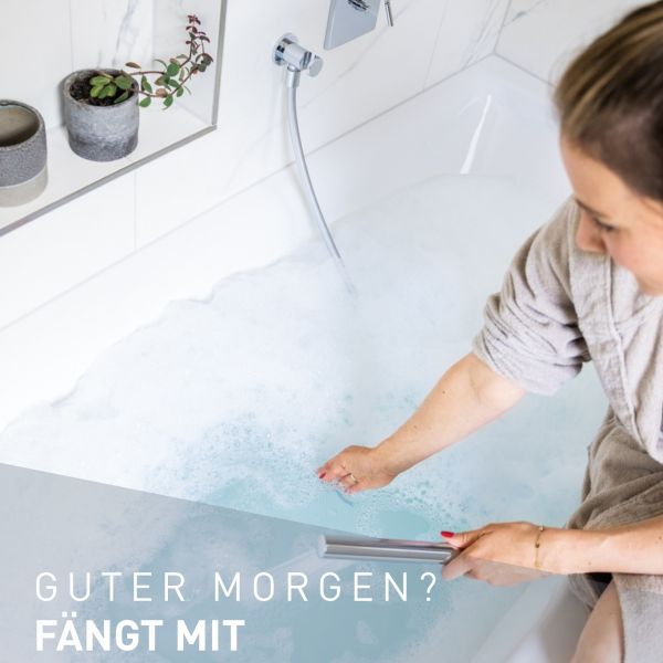 Guter Morgen? Fängt mit gutem Wasser an.🚿💙
Ob Kaf ...