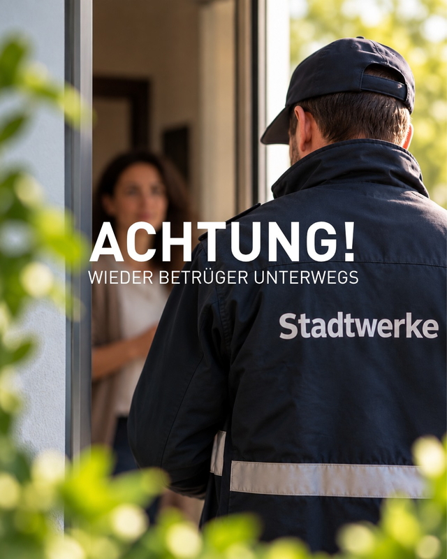 ⚠️Achtung! Erneut Betrüger im Namen der Stadtwerke ...