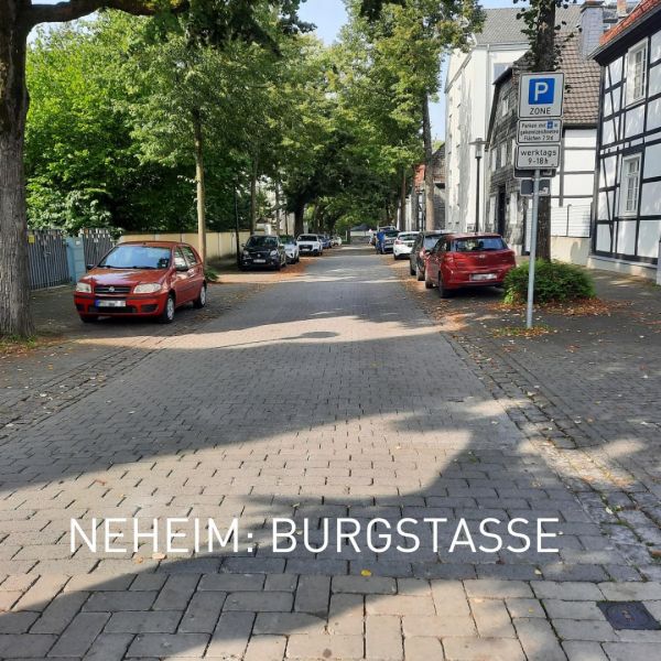    Neheim: Burgstraße
Wir beabsichtigen ab Mon ...
