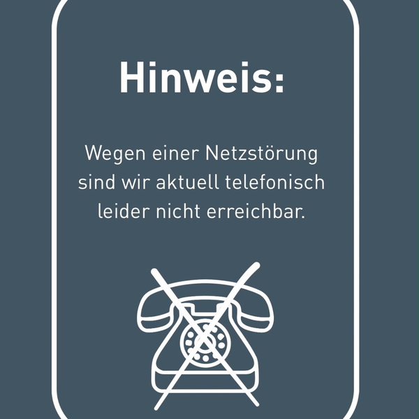 ‼️Aufgrund einer Netzstörung sind wir aktuell tele ...