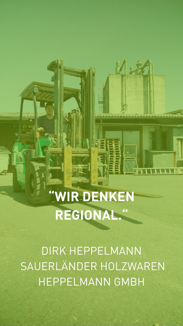„Wir denken regional.“🪵
