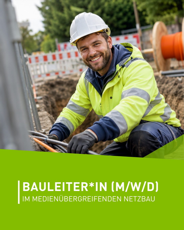 Du willst nicht nur Baustellen begleiten, sondern  ...