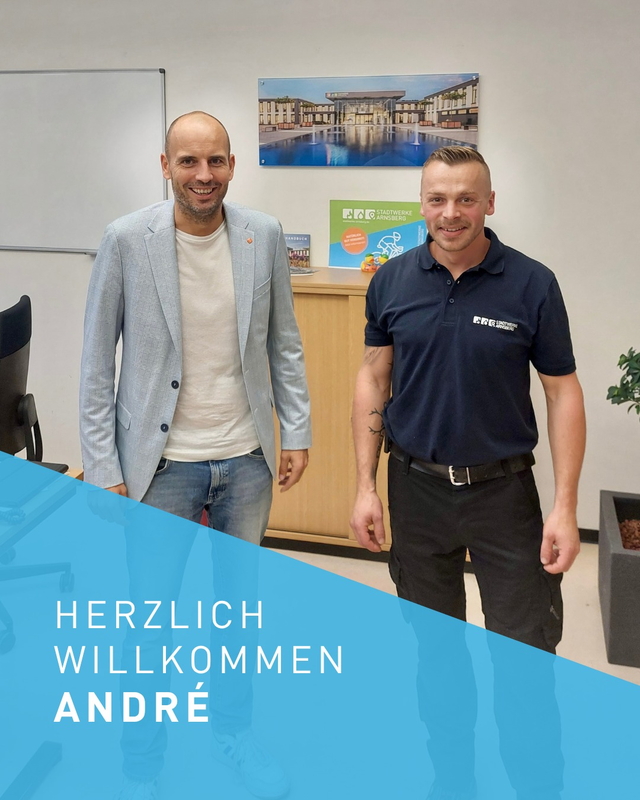 Herzlich willkommen im Team, André! ☺️
Mit André  ...